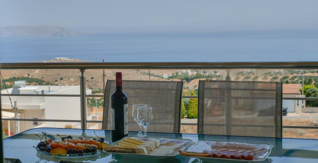 Appartamento Azur Horizon Oceanview House Kokkini Hani Esterno foto