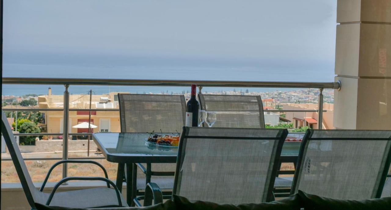Appartamento Azur Horizon Oceanview House Kokkini Hani Esterno foto
