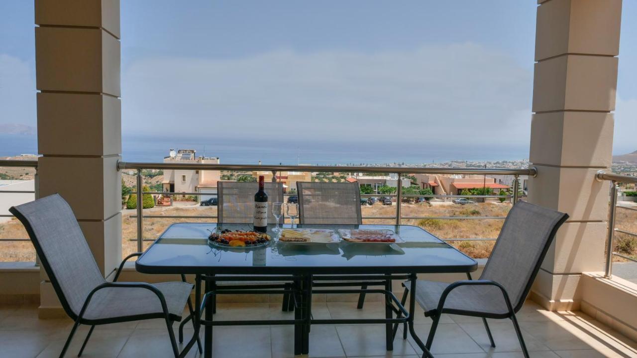 Appartamento Azur Horizon Oceanview House Kokkini Hani Esterno foto