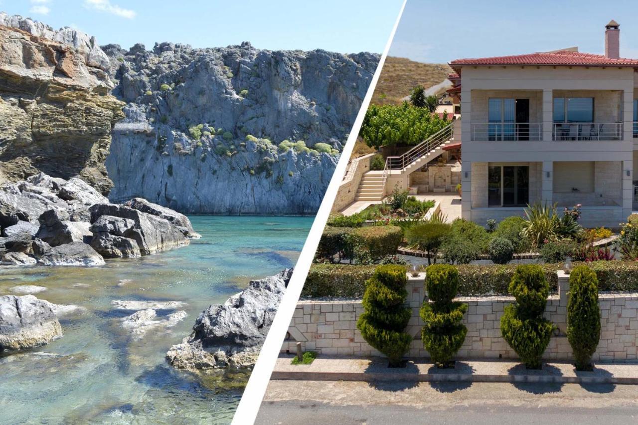 Appartamento Azur Horizon Oceanview House Kokkini Hani Esterno foto