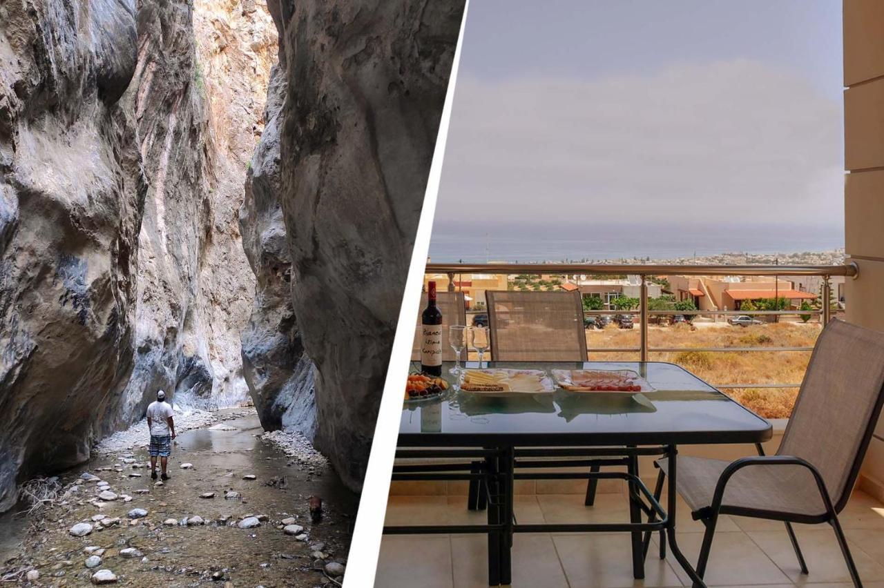 Appartamento Azur Horizon Oceanview House Kokkini Hani Esterno foto