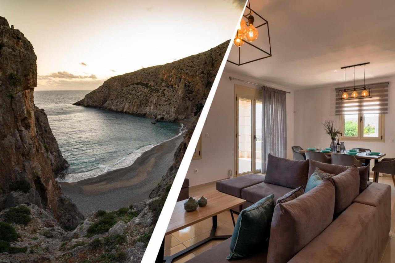 Appartamento Azur Horizon Oceanview House Kokkini Hani Esterno foto